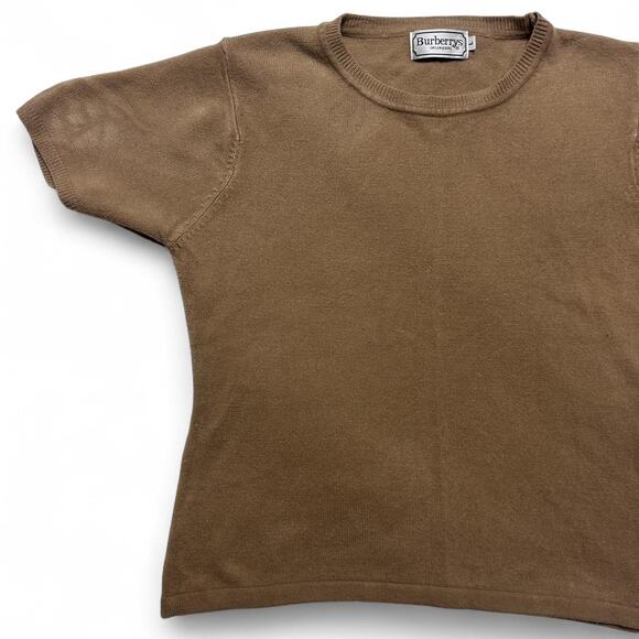 Burberry’s of London 80s Vintage 100% Cashmere Sweater Blouse Top Small - Picture 5 of 8
